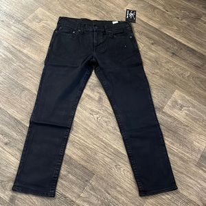 True Religion Geno Jeans W34 relaxed slim body rinse black